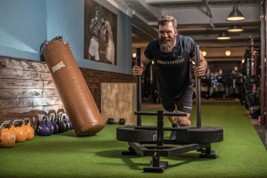 Sled Push im Hybrid Hub Weil am Rhein